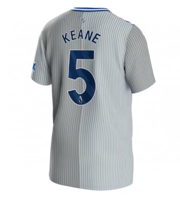 Everton Michael Keane #5 Tercera Equipación 2023-24 Manga Corta